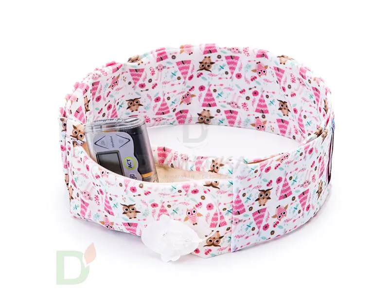 Пояс INSULA KIDS с ЗАМОЧКОМ для ношения помпы на талии Совушки