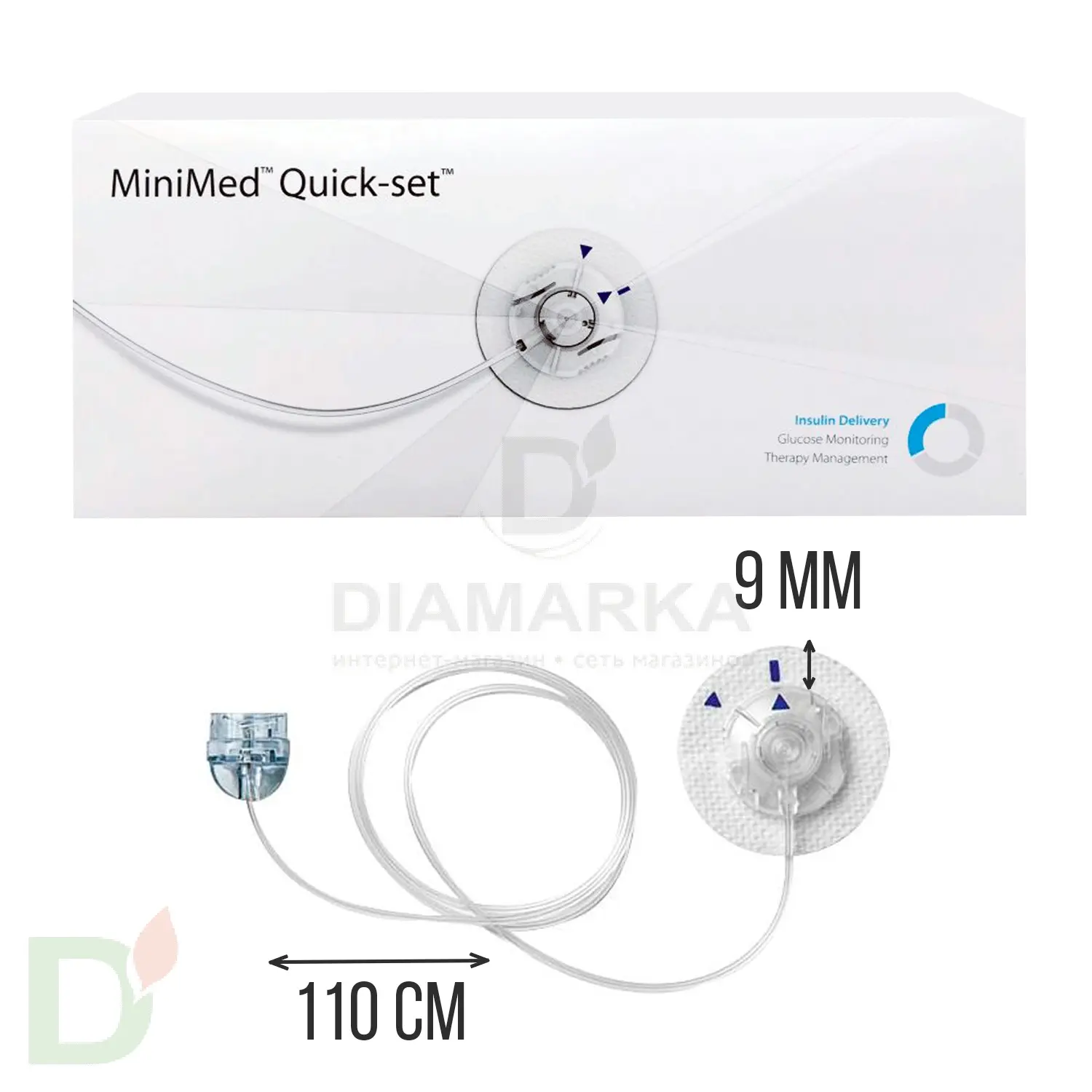 Катетер Quick-Set / Квик-Сет, 9/110 (ММТ-396А), 1 шт.