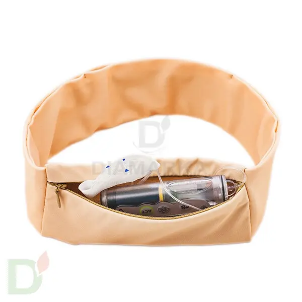 Пояс для ношения помпы на талии INSULA с замочком Бежевый