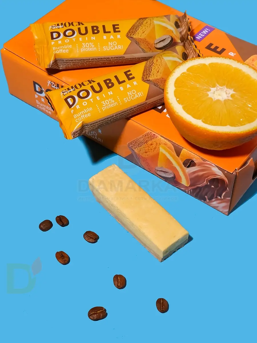 Батончик протеиновый FitnesShock Апельсиновый кофе 40гр. в Волгограде