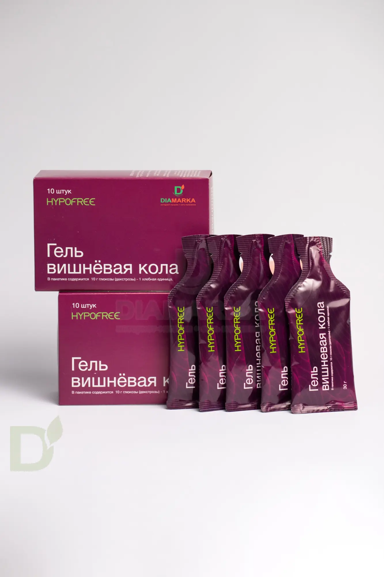 Гель HYPOFREE DIAMARKA 1ХЕ Вишневая Кола, мягкая упаковка, 30мл в Волгограде