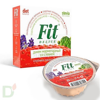 Джем мармеладный клубника/лаванда/кактус FitDelice 100г