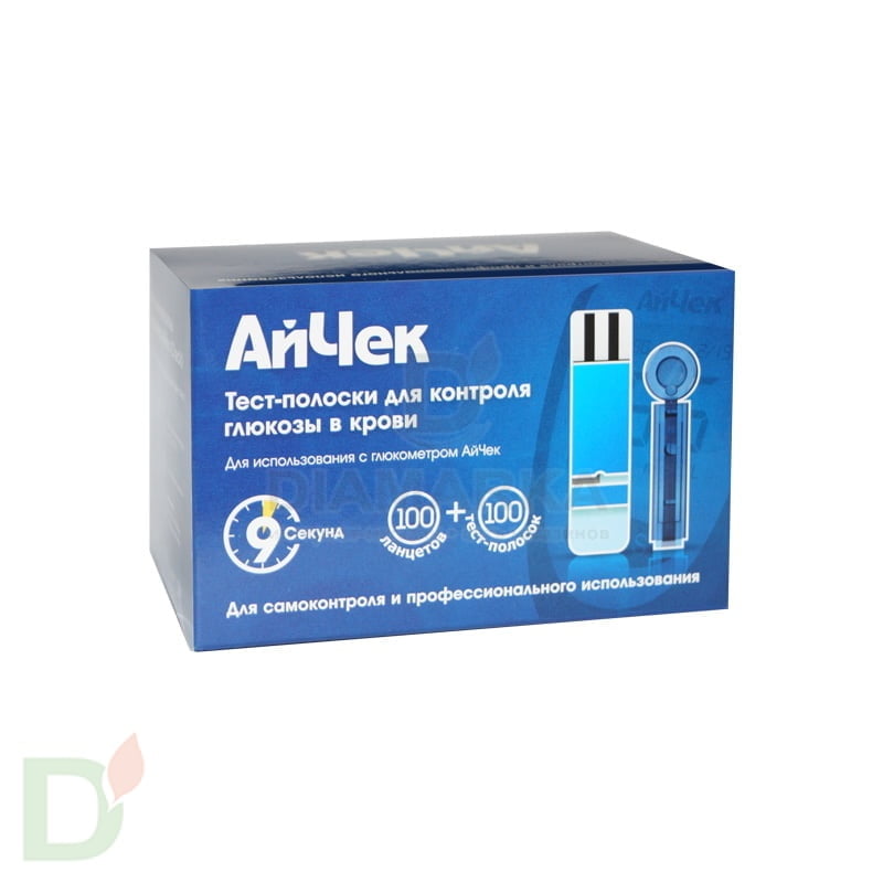 Тест-полоски АйЧек (iCheck), 100 шт