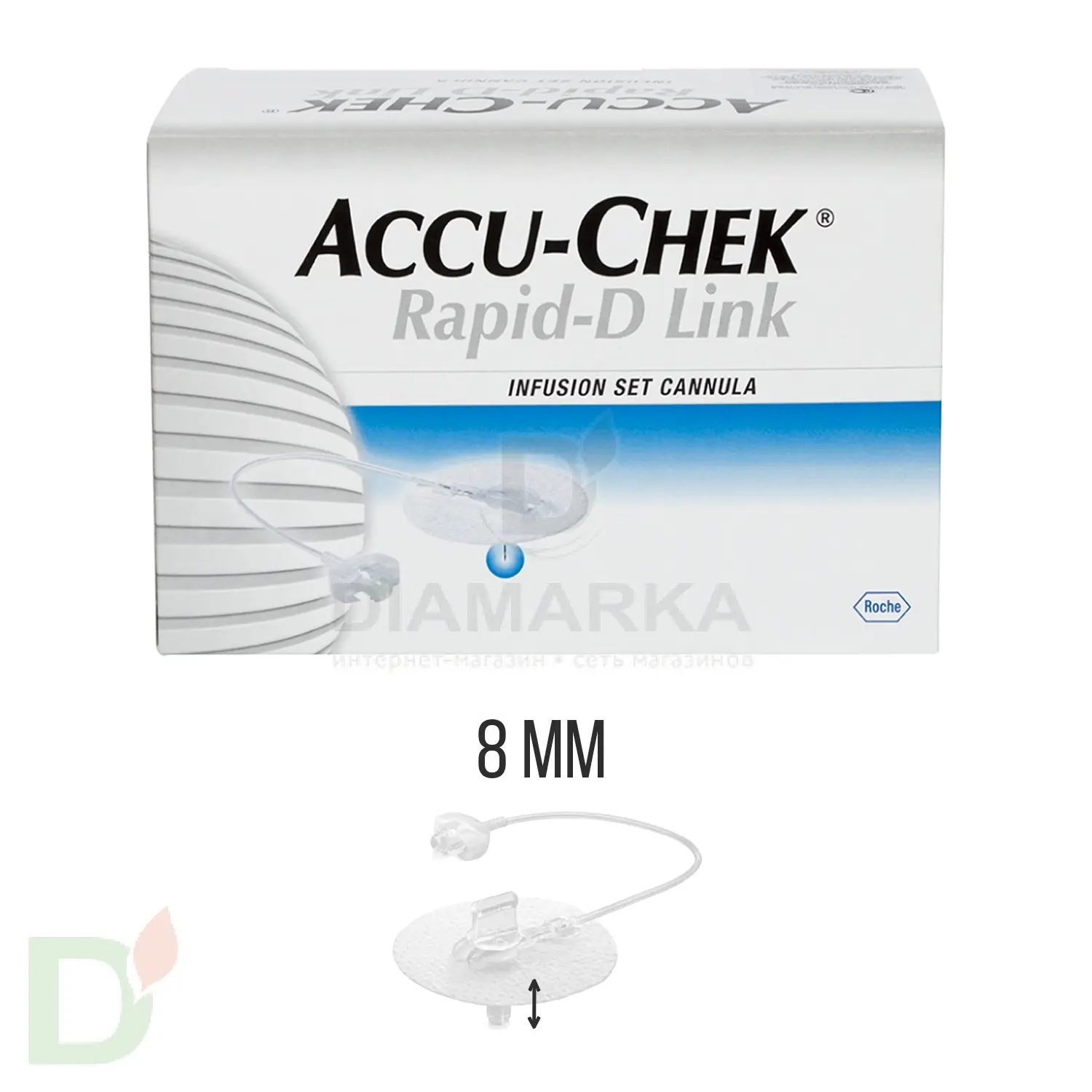 Акку-Чек Репид-Д Линк, игла 8 мм, 1 шт. в Волгограде