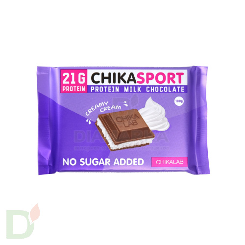 Шоколад молочный со сливочной начинкой CHIKALAB 100 гр