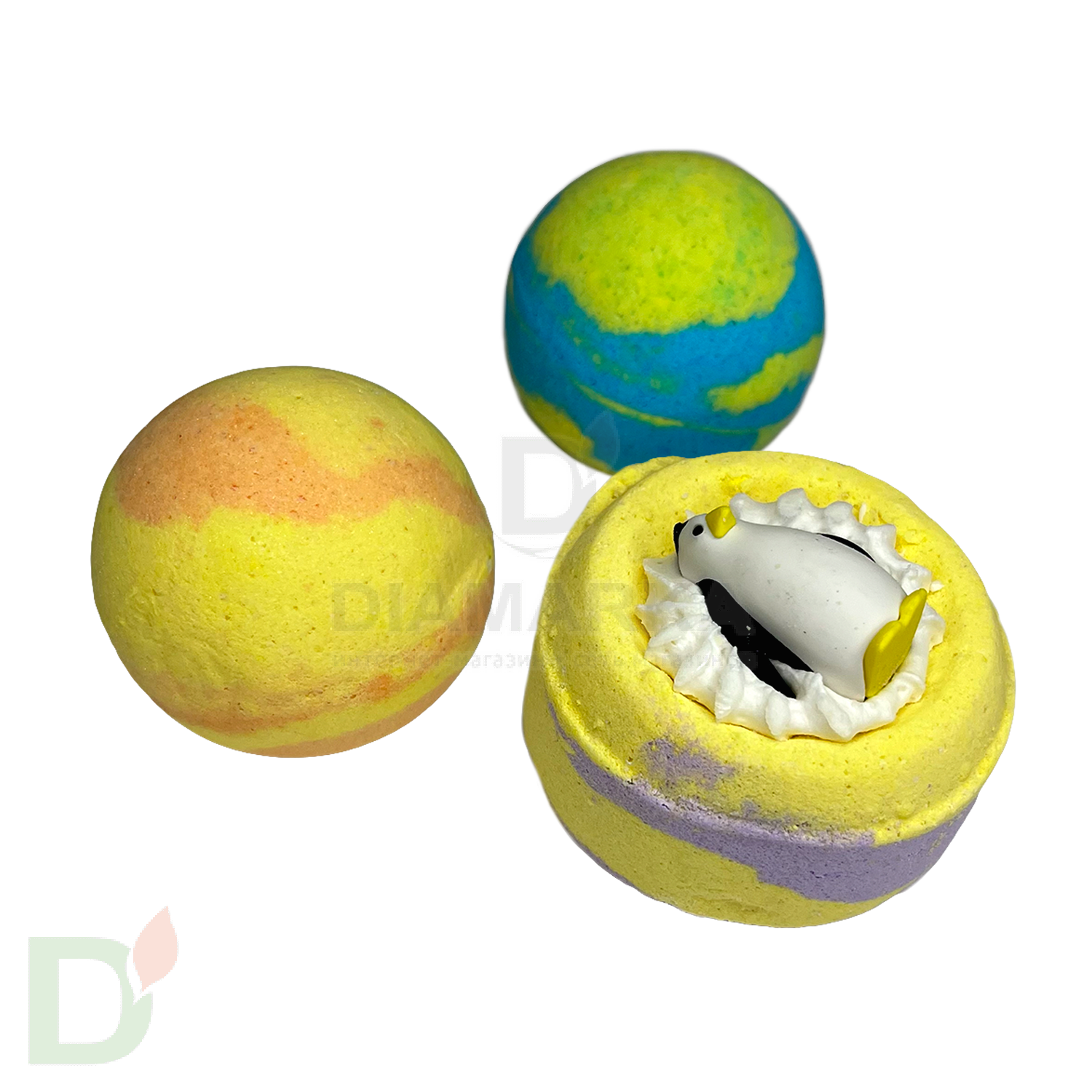 Бокс - Бомбочки для ванны детские (з шт в комплекте) в Волгограде