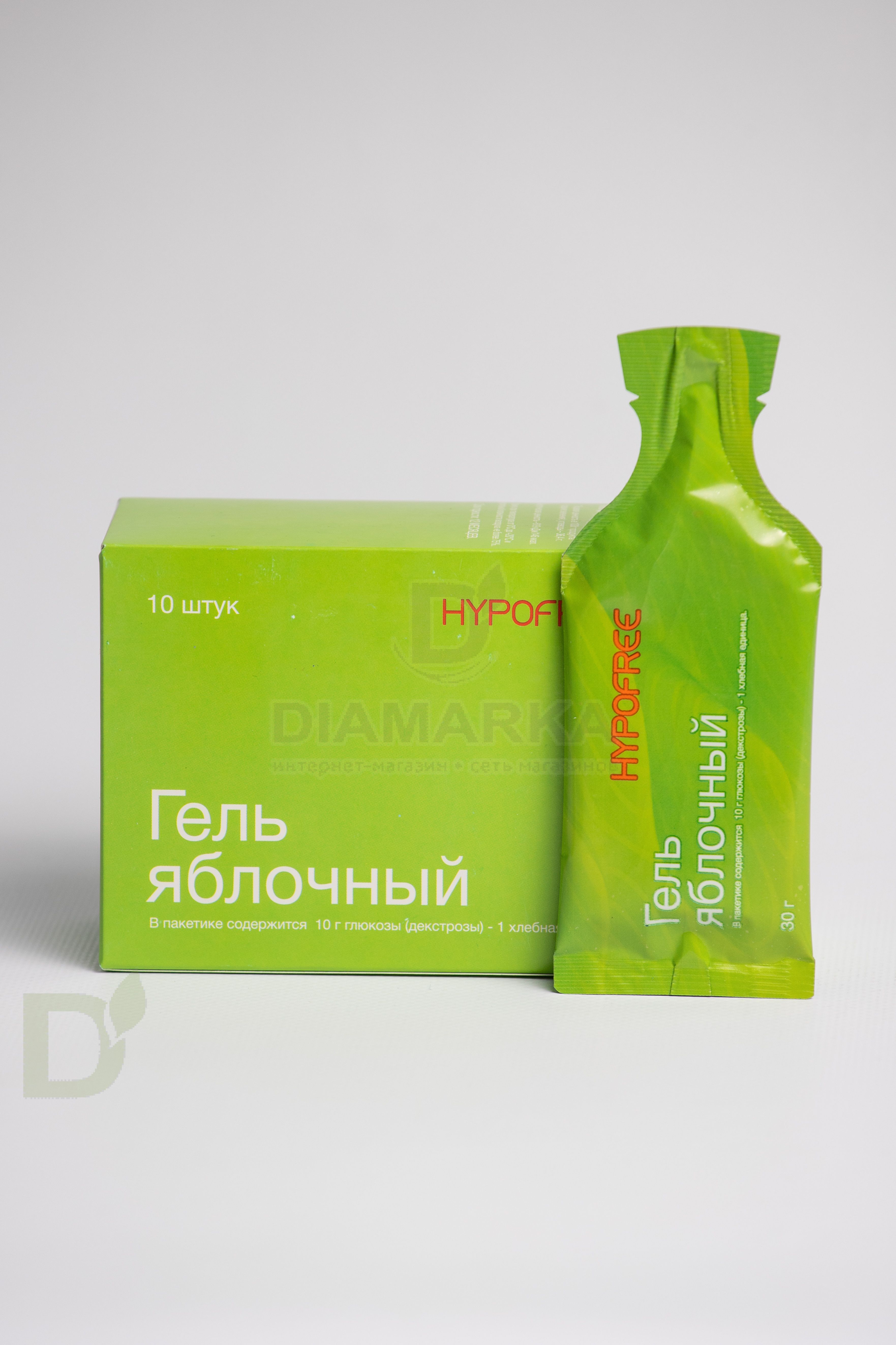 Гель HYPOFREE 1ХЕ Яблоко, мягкая упаковка, 30мл в Волгограде