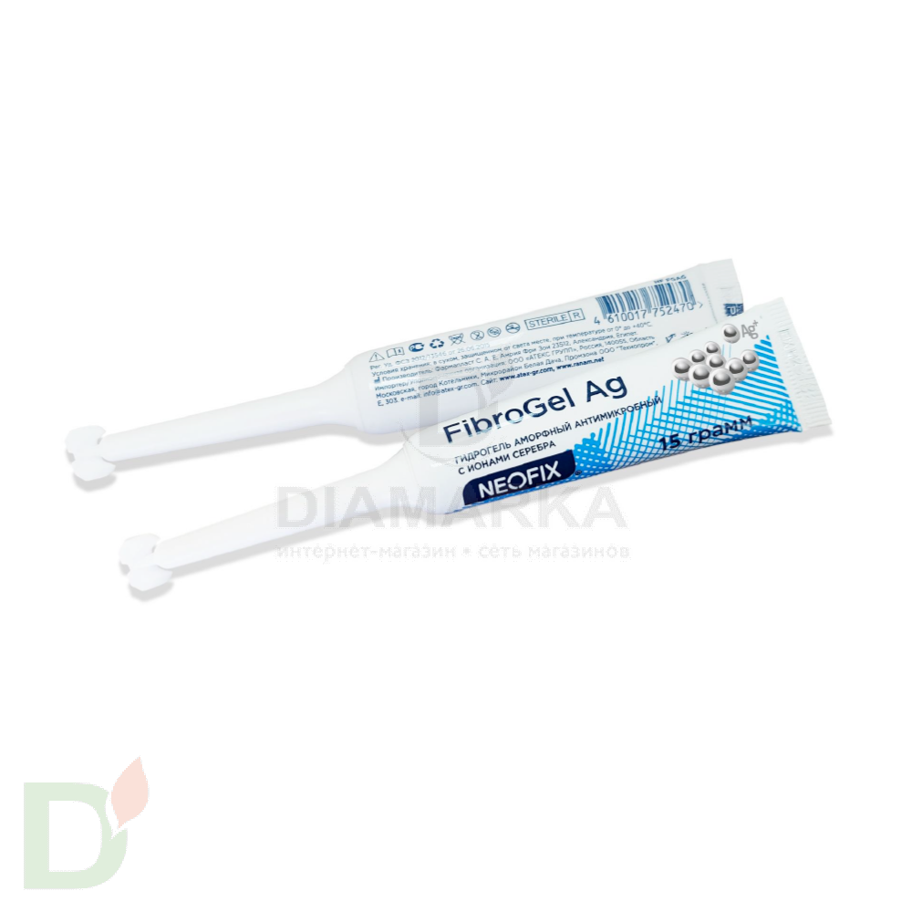 Гидрогель антимикробный NEOFIX FibroGel Fg с ионами серебра 15г в Волгограде