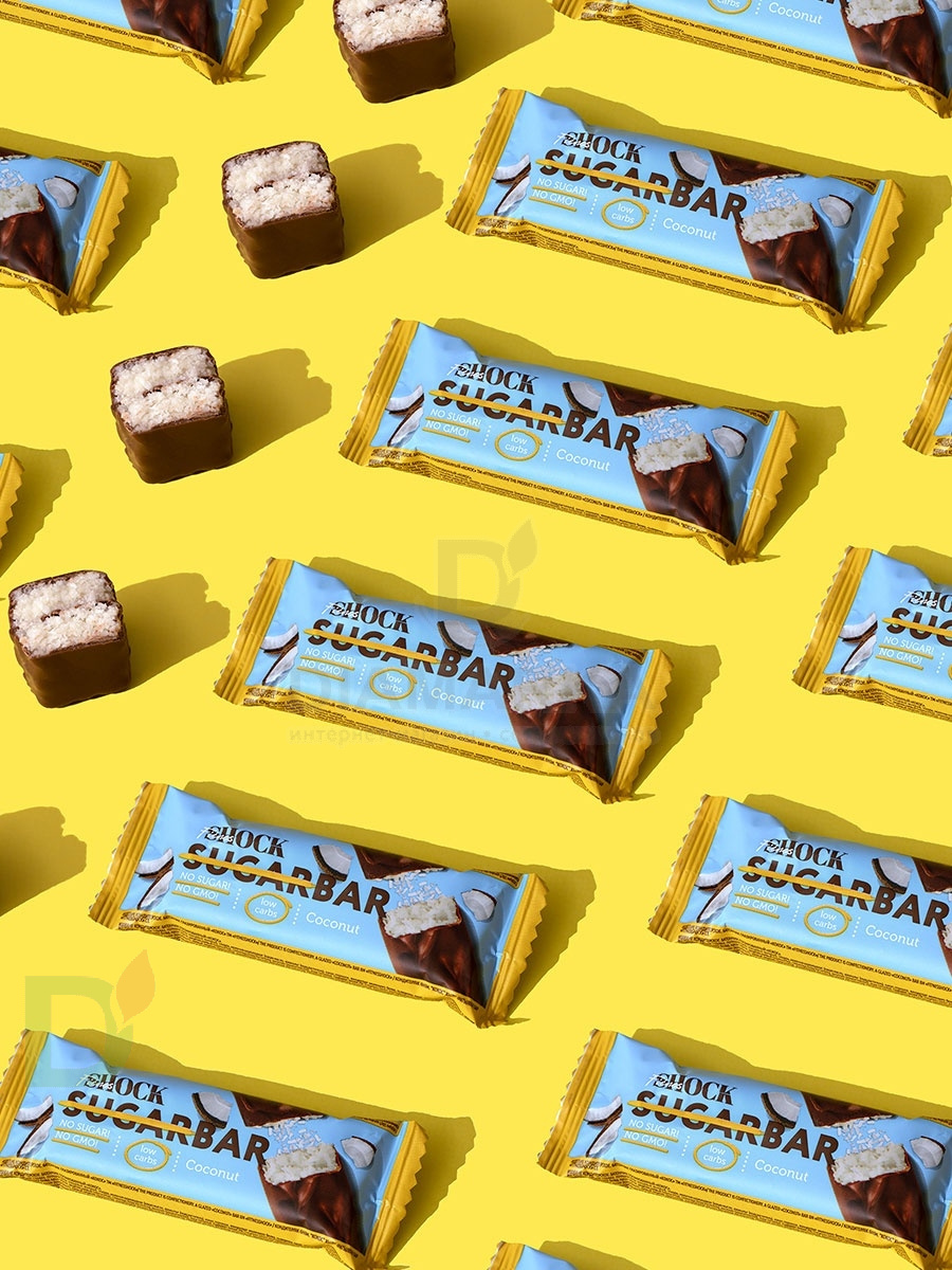 Батончик протеиновый FitnesShock Кокос 50гр. в Волгограде