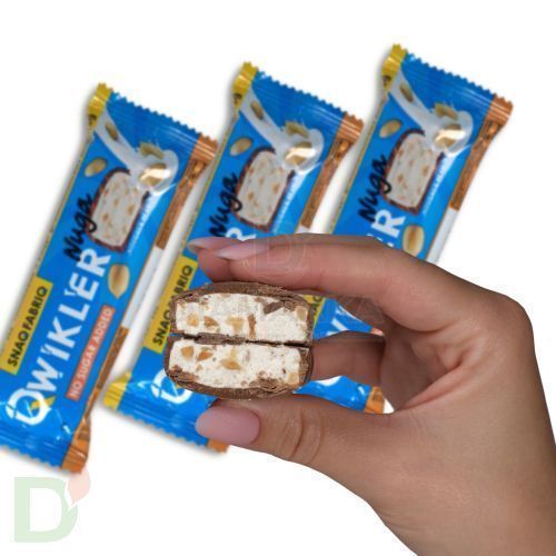 Батончик глазированный Snaq Fabriq QWIKLER Нуга с арахисом, 40 гр