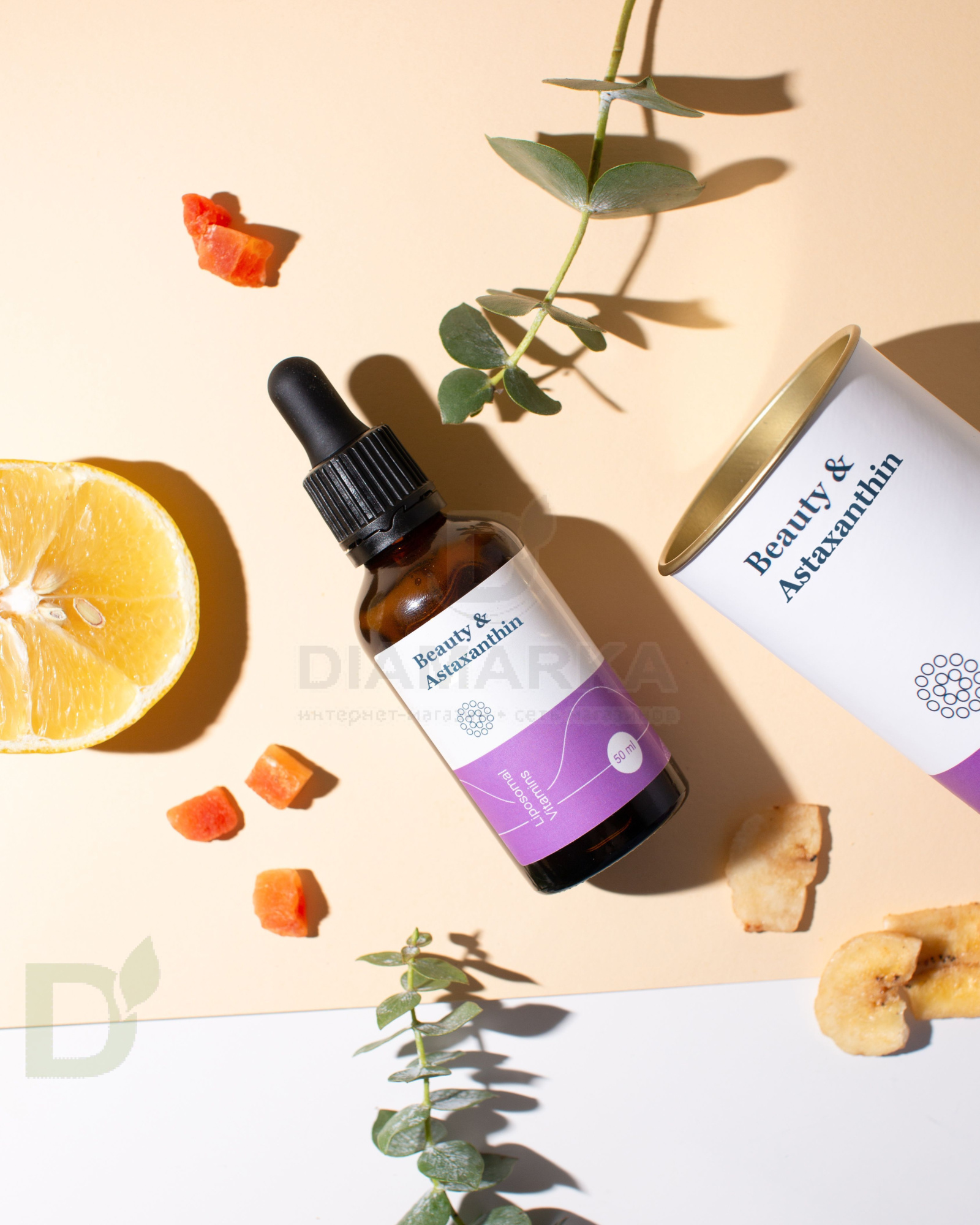 Витамины Liposomal Vitamins Astaxanthin/Астаксантин 50мл флакон в Волгограде