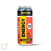 Энергетический напиток с витаминами Bombbar без сахара, Грейпфрут, 500 мл
