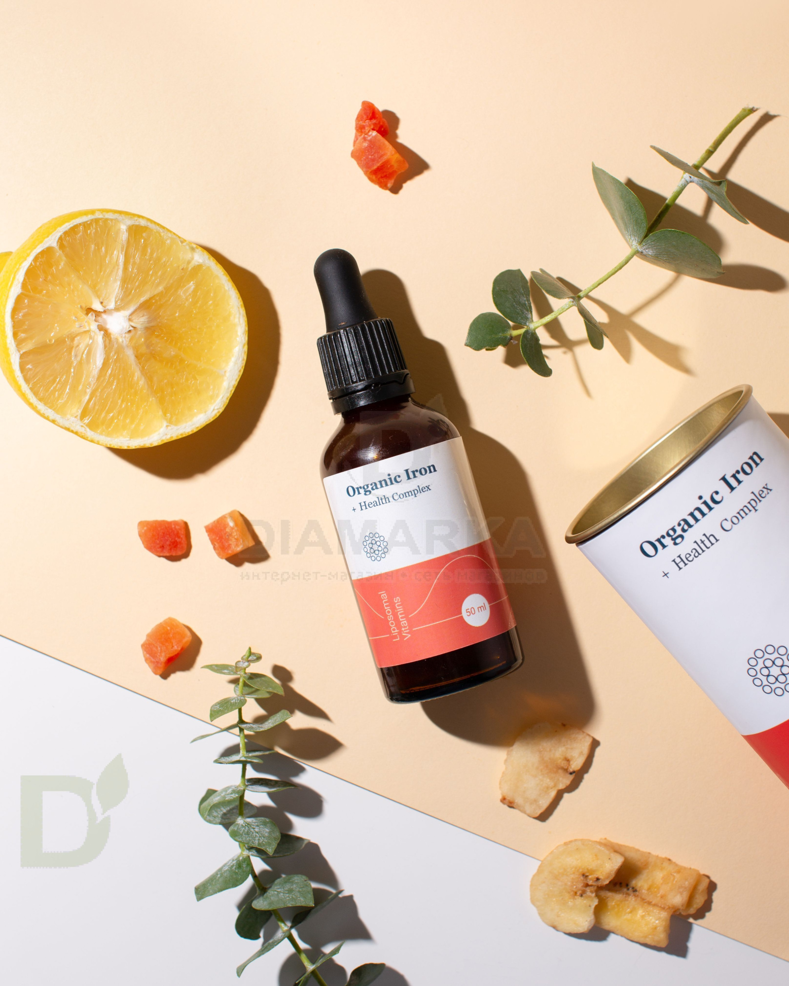 Витамины Liposomal Vitamins ORGANIC IRON 50мл флакон в Волгограде