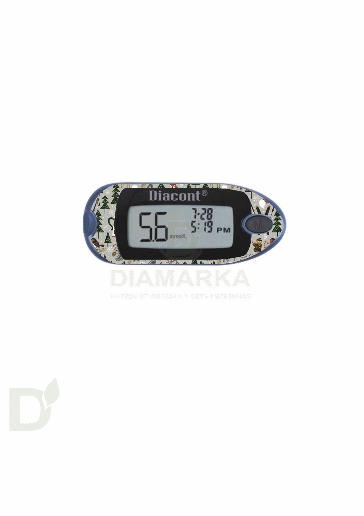 Наклейка на глюкометр Diacont Мини