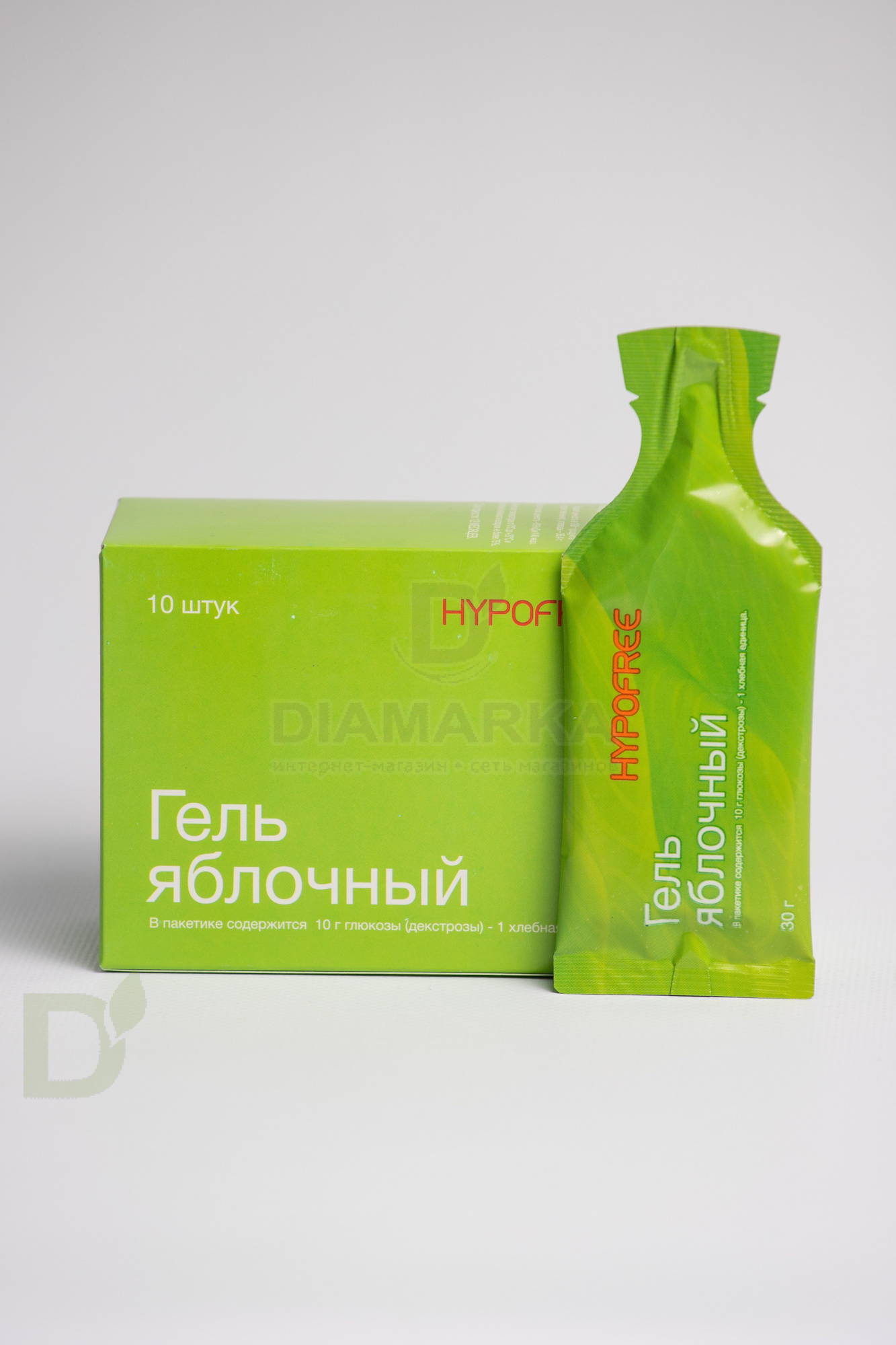 Гель HYPOFREE 1ХЕ Яблоко, мягкая упаковка, 30мл в Волгограде