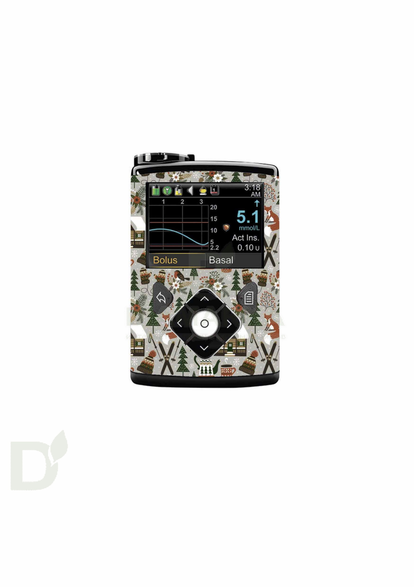 Наклейка на инсулиновую помпу Медтроник 640G, 720G, 740G и 780G