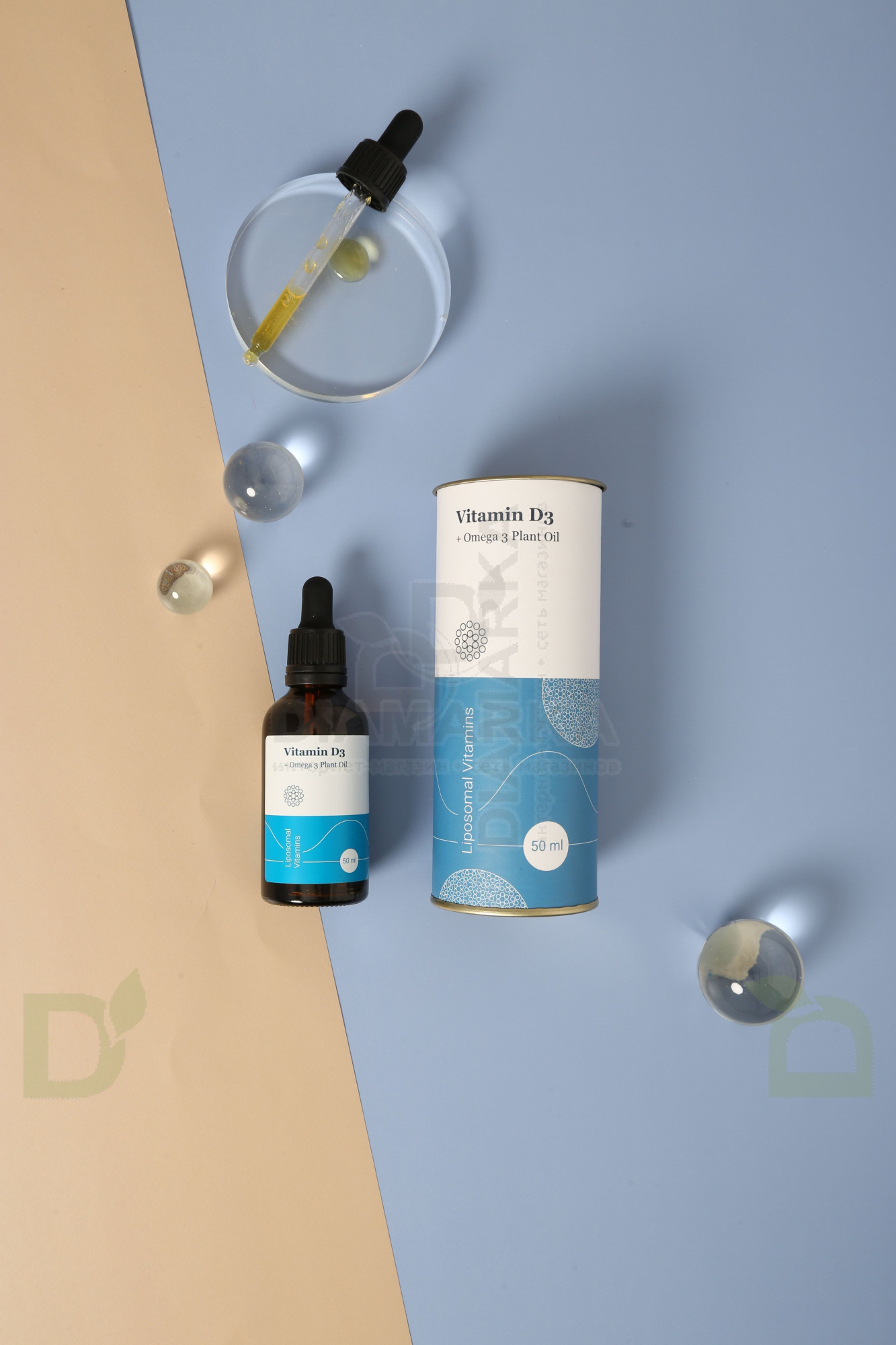 Витамины Liposomal Vitamins D3 + OMEGA 3, 50мл флакон в Волгограде