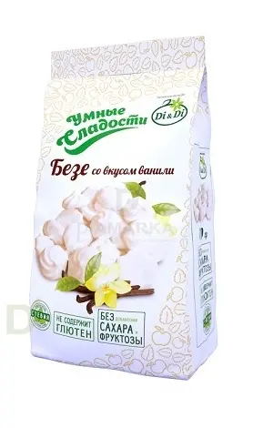 Безе без сахара Умные сладости Ваниль 70гр. в Волгограде