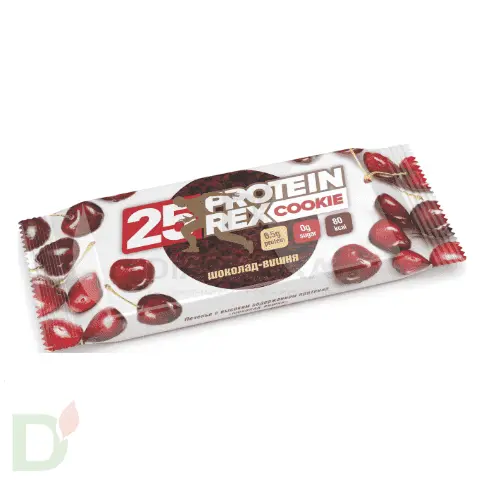 Печенье протеиновое Шоколад-Вишня, 50 г