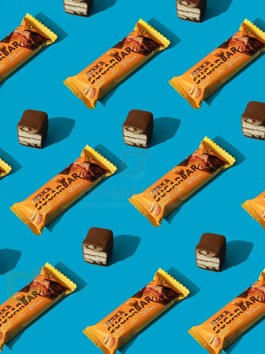 Батончик протеиновый FitnesShock Соленая карамель-Арахис 50гр. в Волгограде