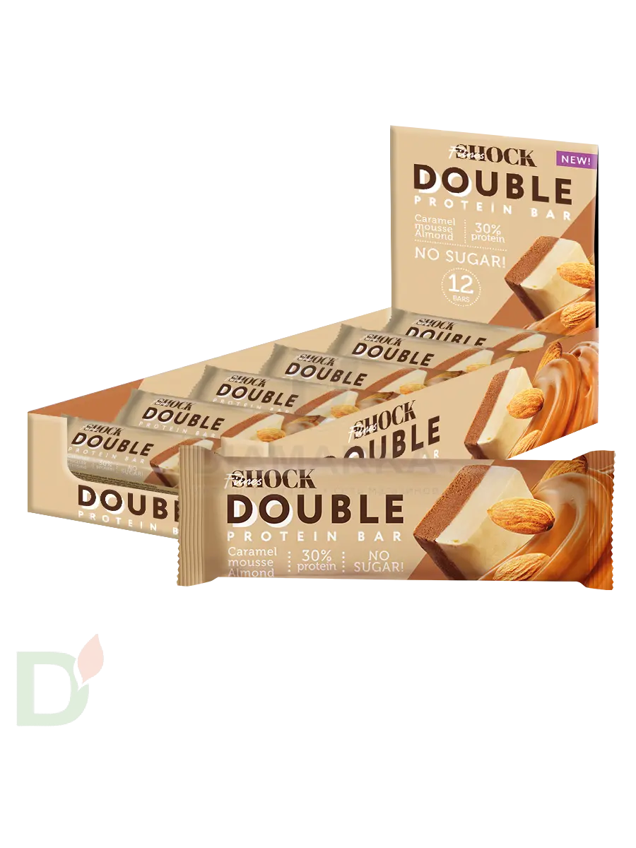 Батончик протеиновый FitnesShock Карамельный мусс с миндалем 40гр. в Волгограде