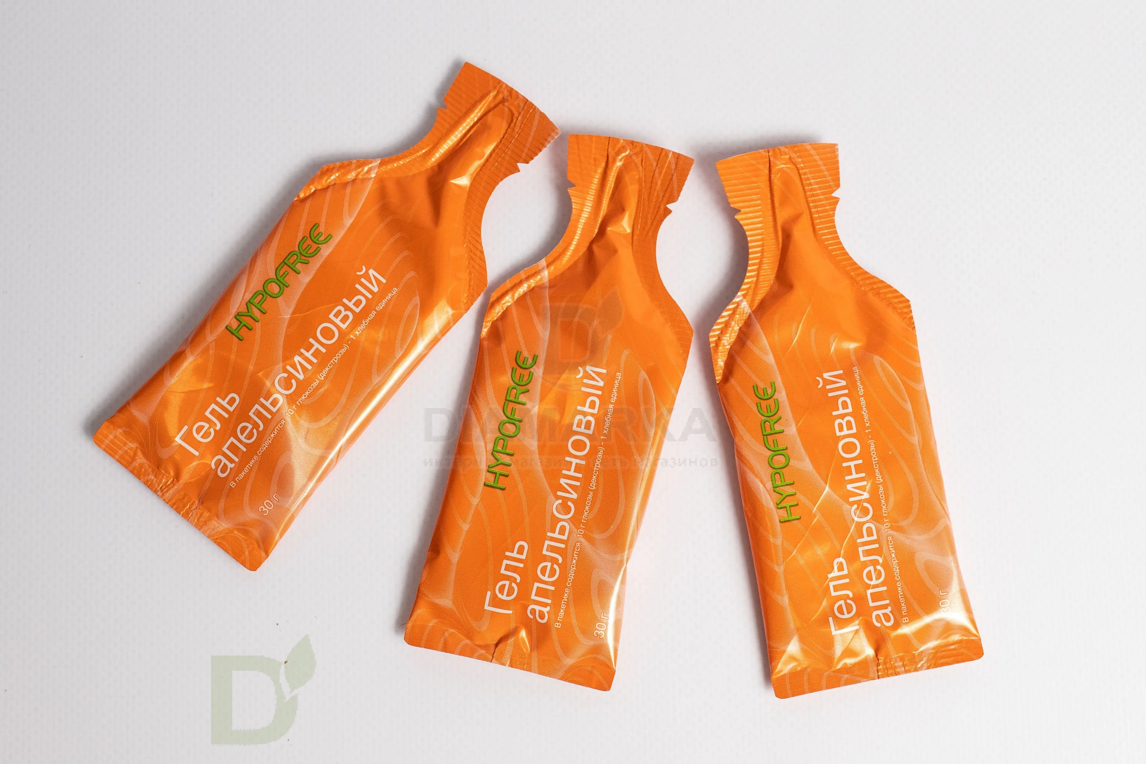 Гель HYPOFREE 1ХЕ Апельсин, мягкая упаковка, 10 саше по 30мл в Волгограде