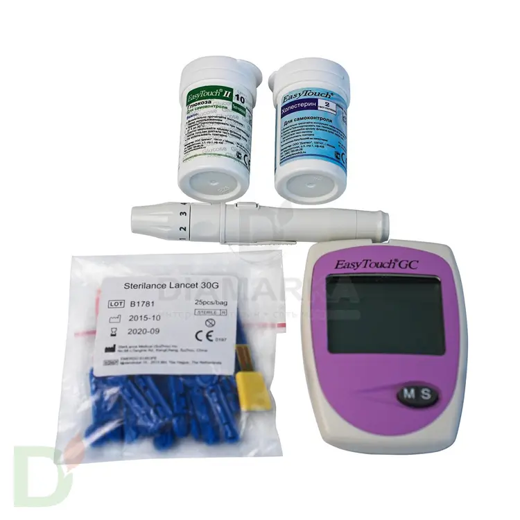 Анализатор крови EasyTouch GC на холестерин и глюкозу