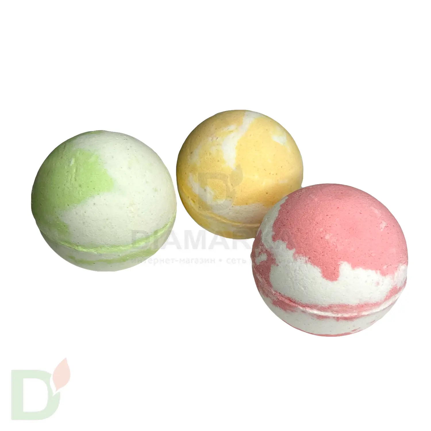 Бокс - Бомбочки для ванны взрослые с разводами (з шт в комплекте) в Волгограде