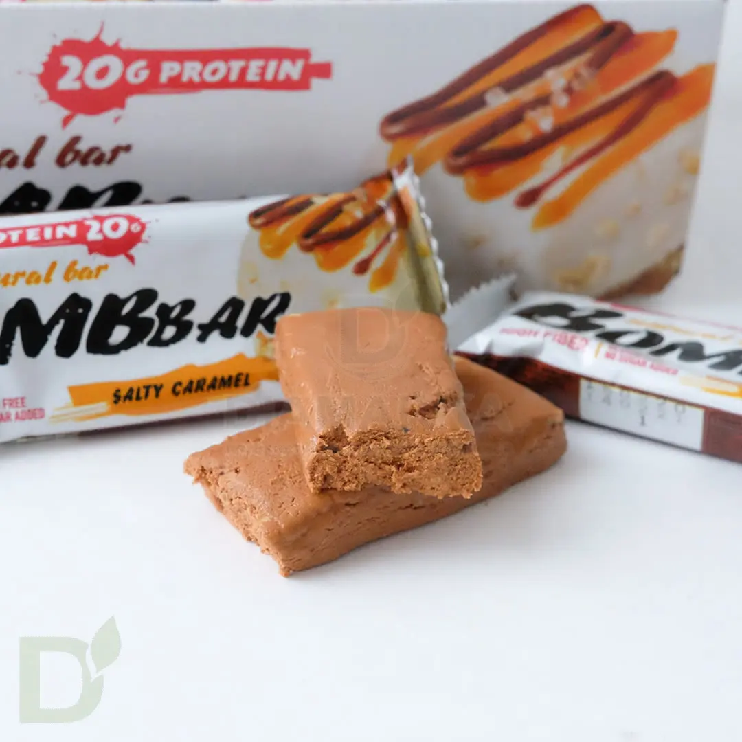 Батончик BOMBBAR Соленая карамель 60 гр. в Волгограде