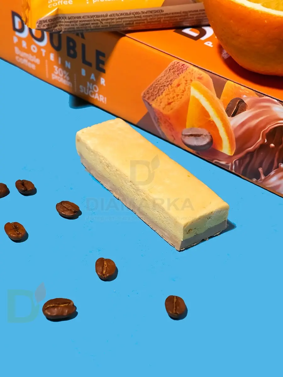 Батончик протеиновый FitnesShock Апельсиновый кофе 40гр. в Волгограде