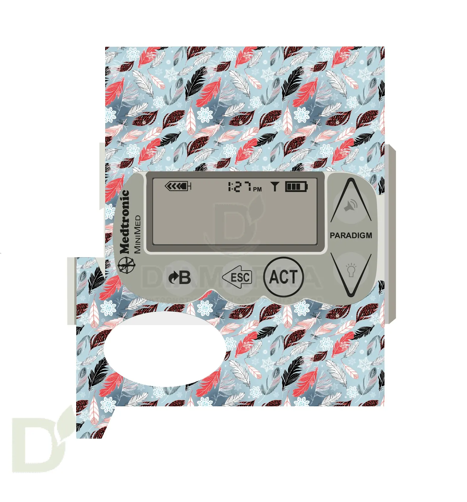 Наклейка на помпу Medtronic моделей 715, 722, 754